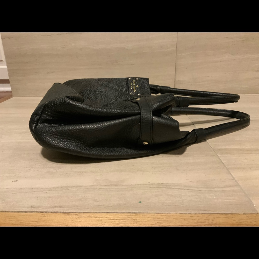 Kate Spade black pebbled leather shoulder bag - Picture 8 of 8